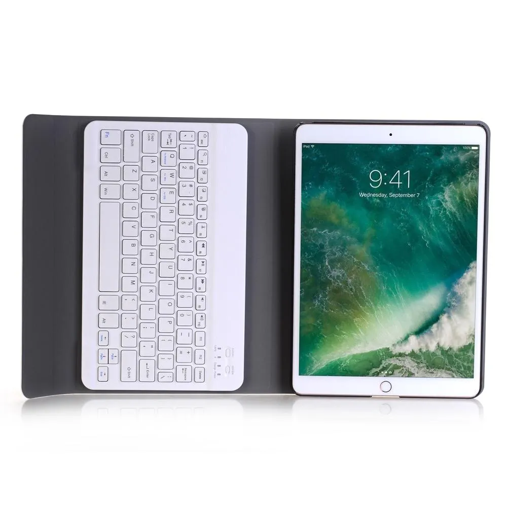 10.2 Ipad Bluetooth Keyboard Case With Stand - Ultra-Thin & Detachable