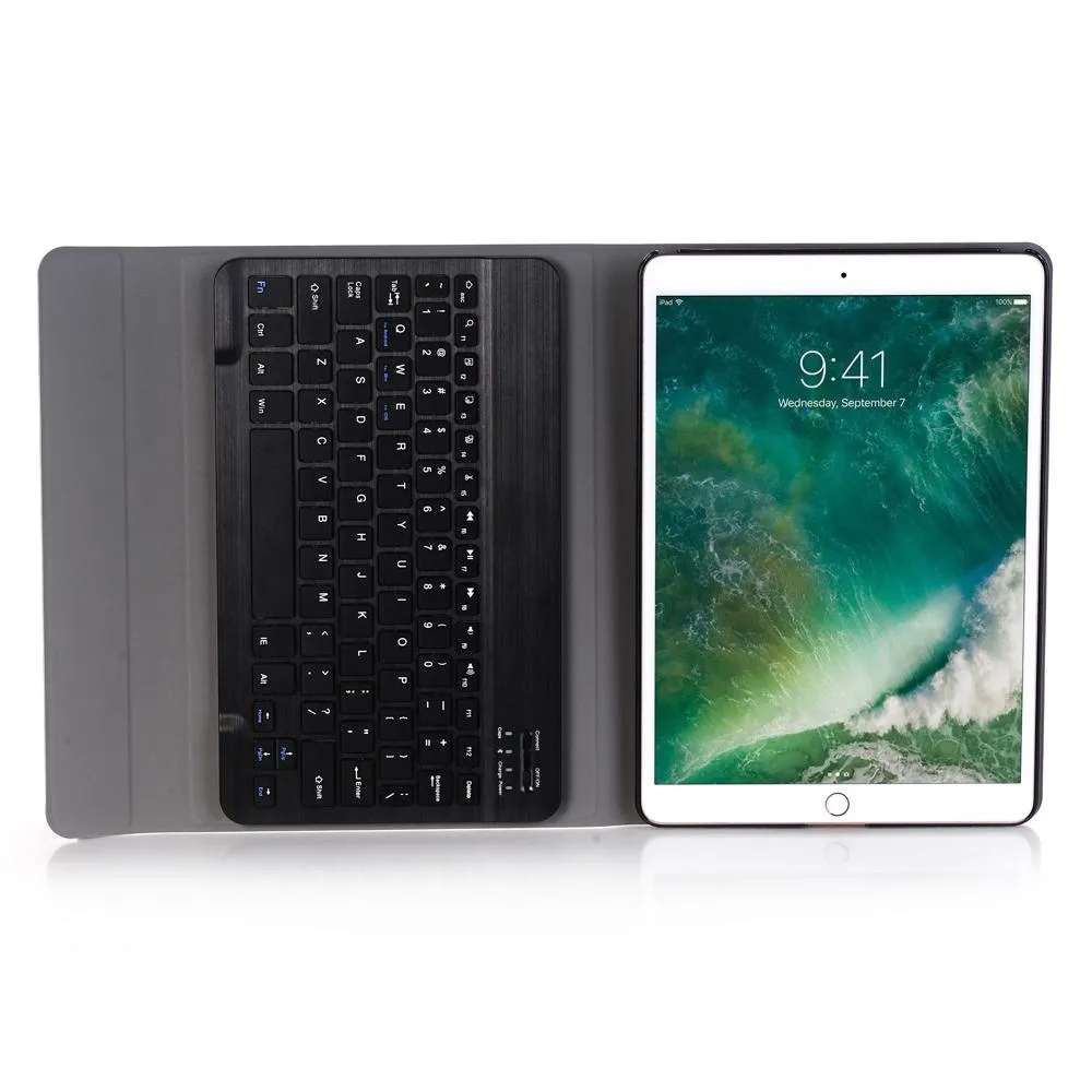 10.2 Ipad Bluetooth Keyboard Case With Stand - Ultra-Thin & Detachable