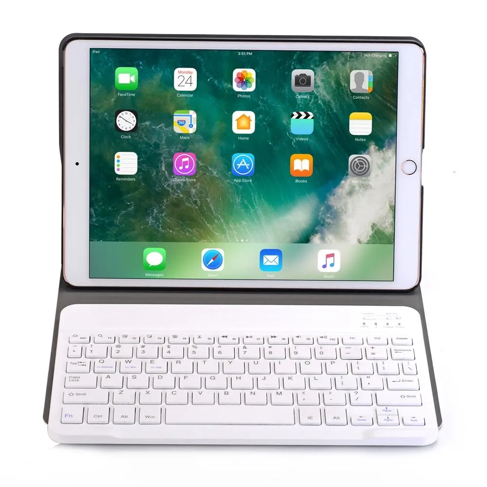10.2 Ipad Bluetooth Keyboard Case With Stand - Ultra-Thin & Detachable