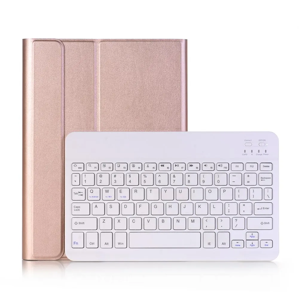 10.2 Ipad Bluetooth Keyboard Case With Stand - Ultra-Thin & Detachable