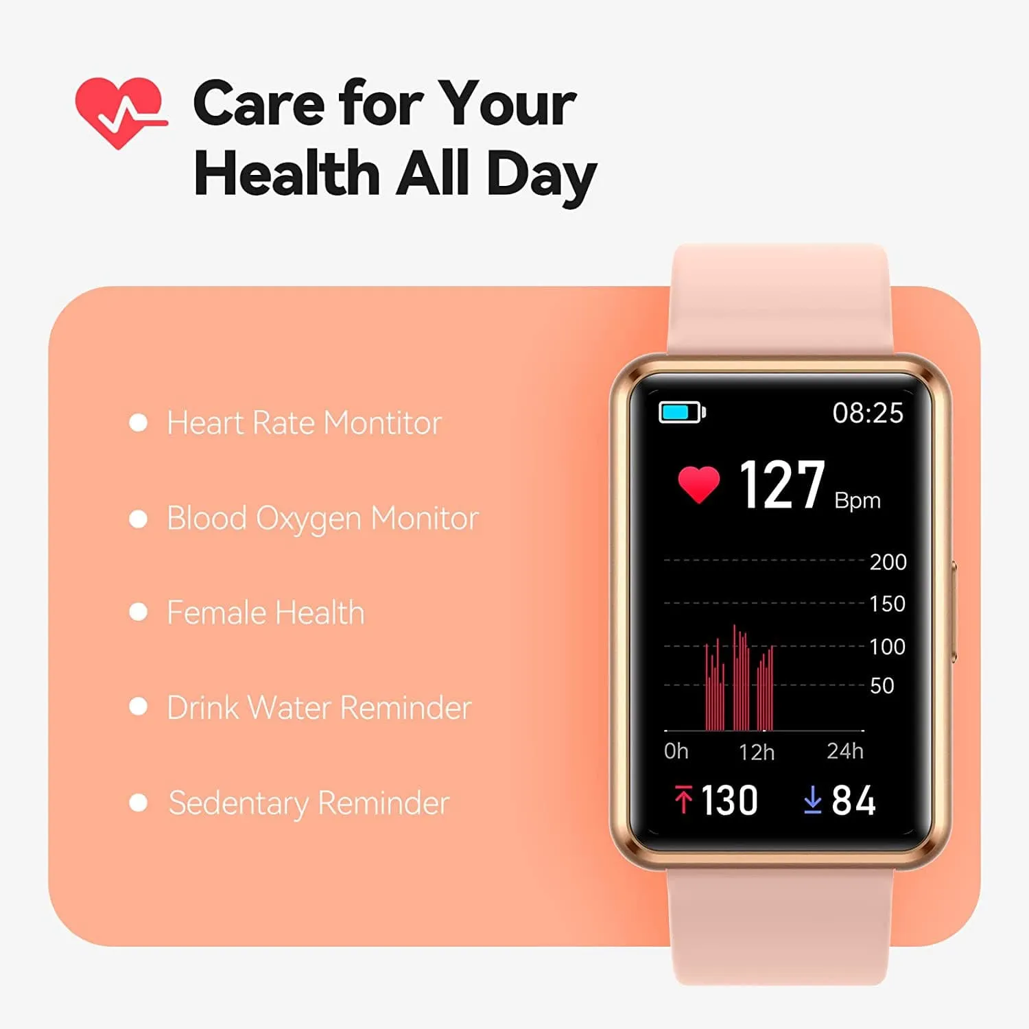 1.57" Women Fashion Smart Watch for Health and Sports Tracking PSF1