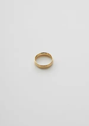 18K Classic Oval Ring — 4.5mm