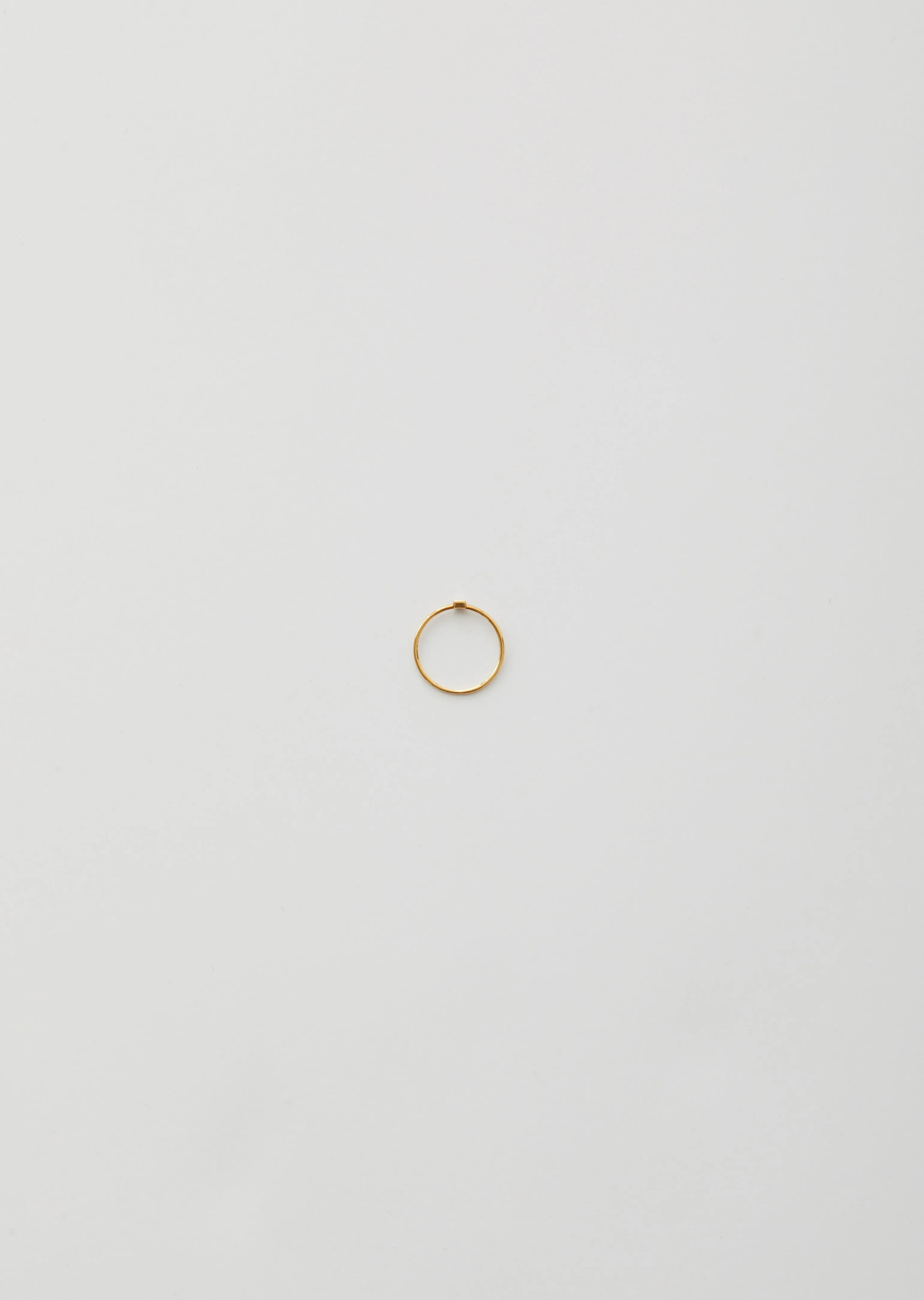 18K Petite Square Diamond Ring