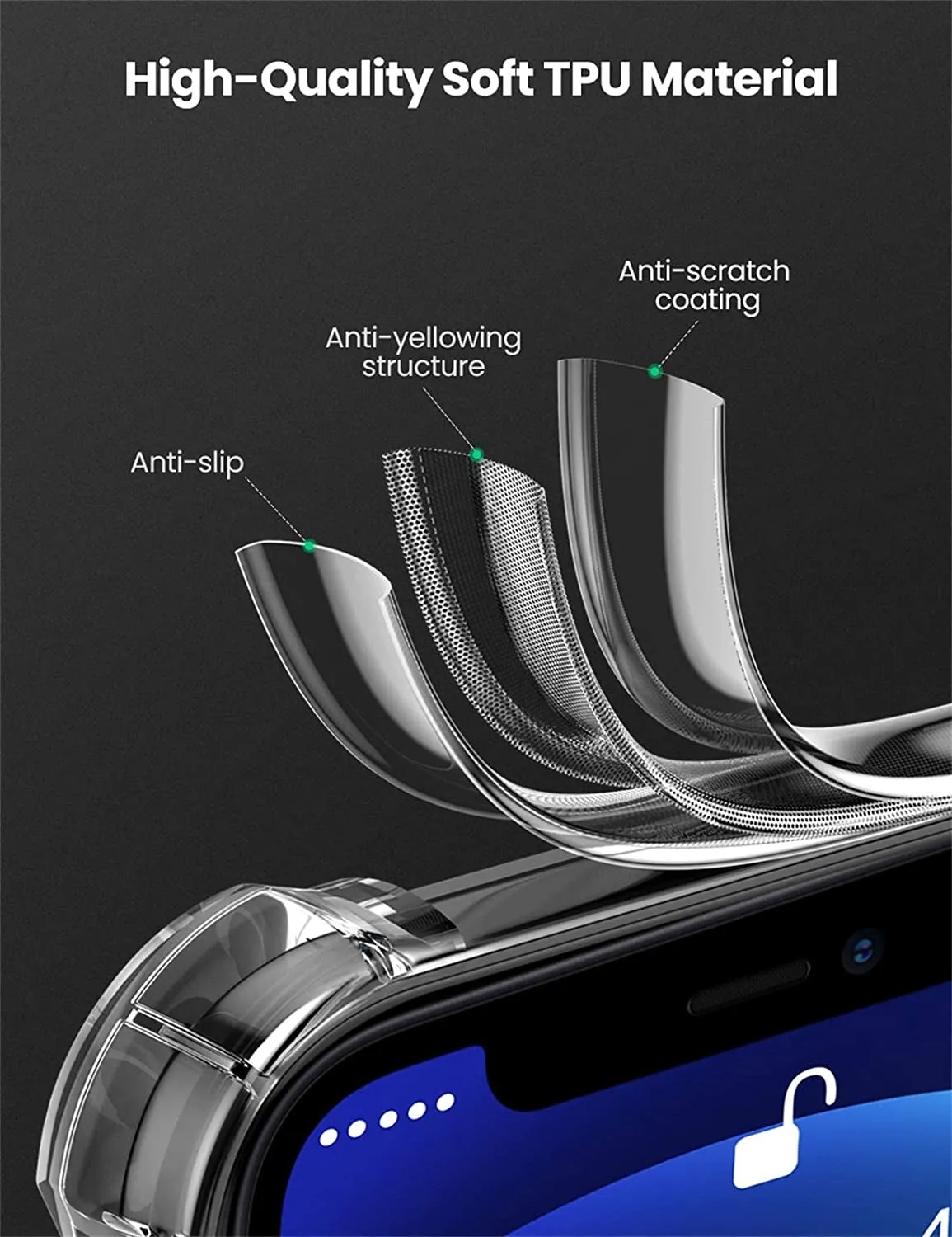 20441 Protective Case for iPhone 12 | 6.1-inch | Clear
