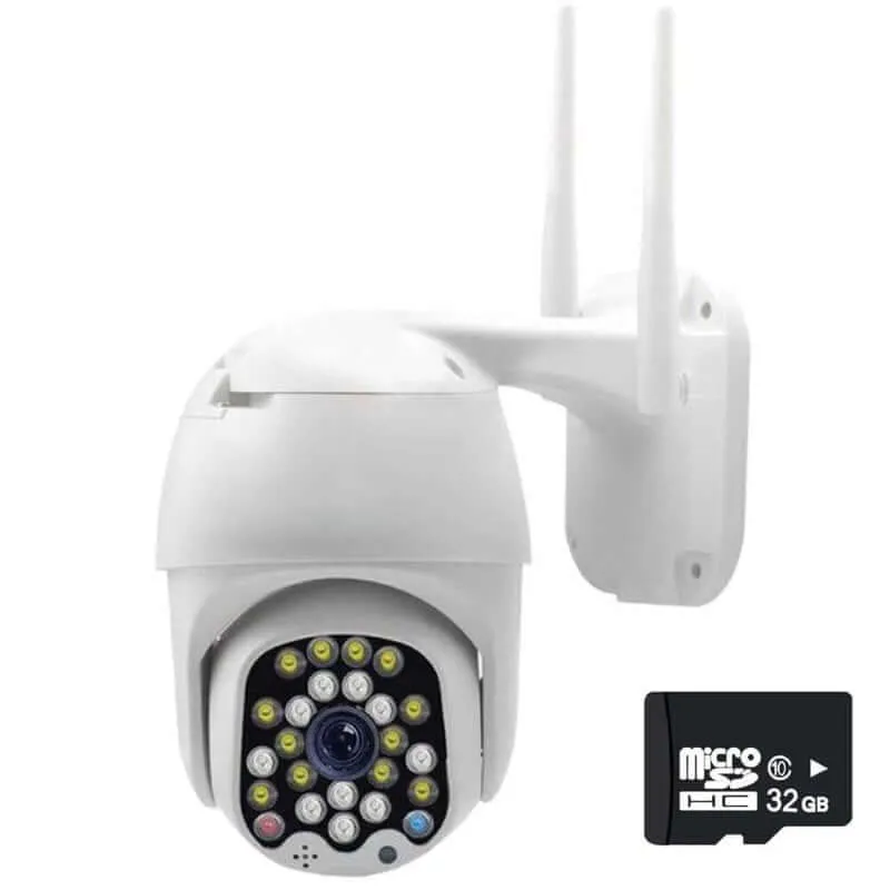 2MP Wireless Security Camera PTZ with 32GB Storage