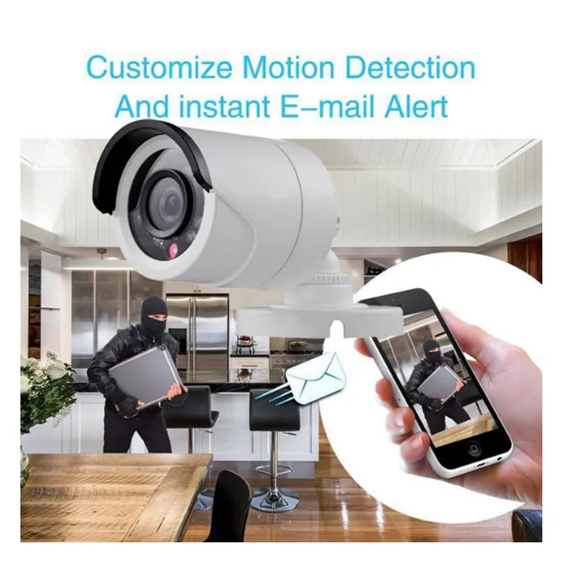 4/8 Channel 1080P Cctv Camera Surveillance Kit