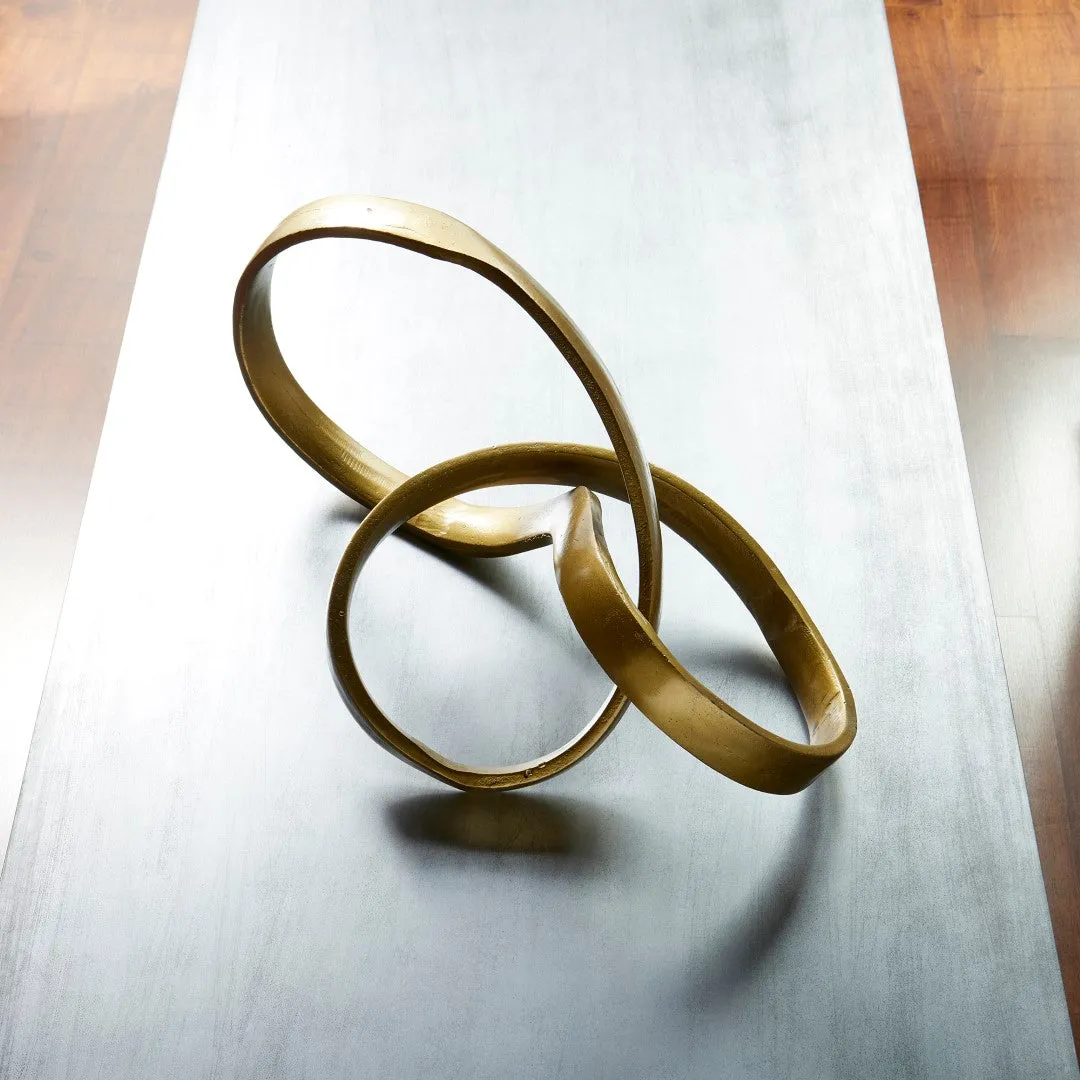 Adele Bronze Aluminum Sculpture - Elegant 11.5" Decorative Art Piece for Home or Office Decor