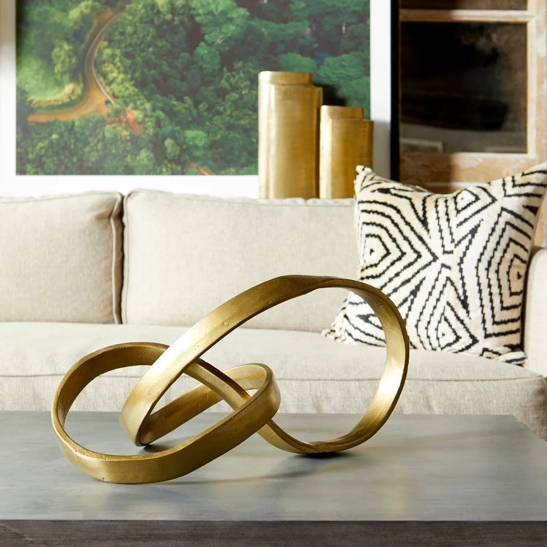 Adele Bronze Aluminum Sculpture - Elegant 11.5" Decorative Art Piece for Home or Office Decor