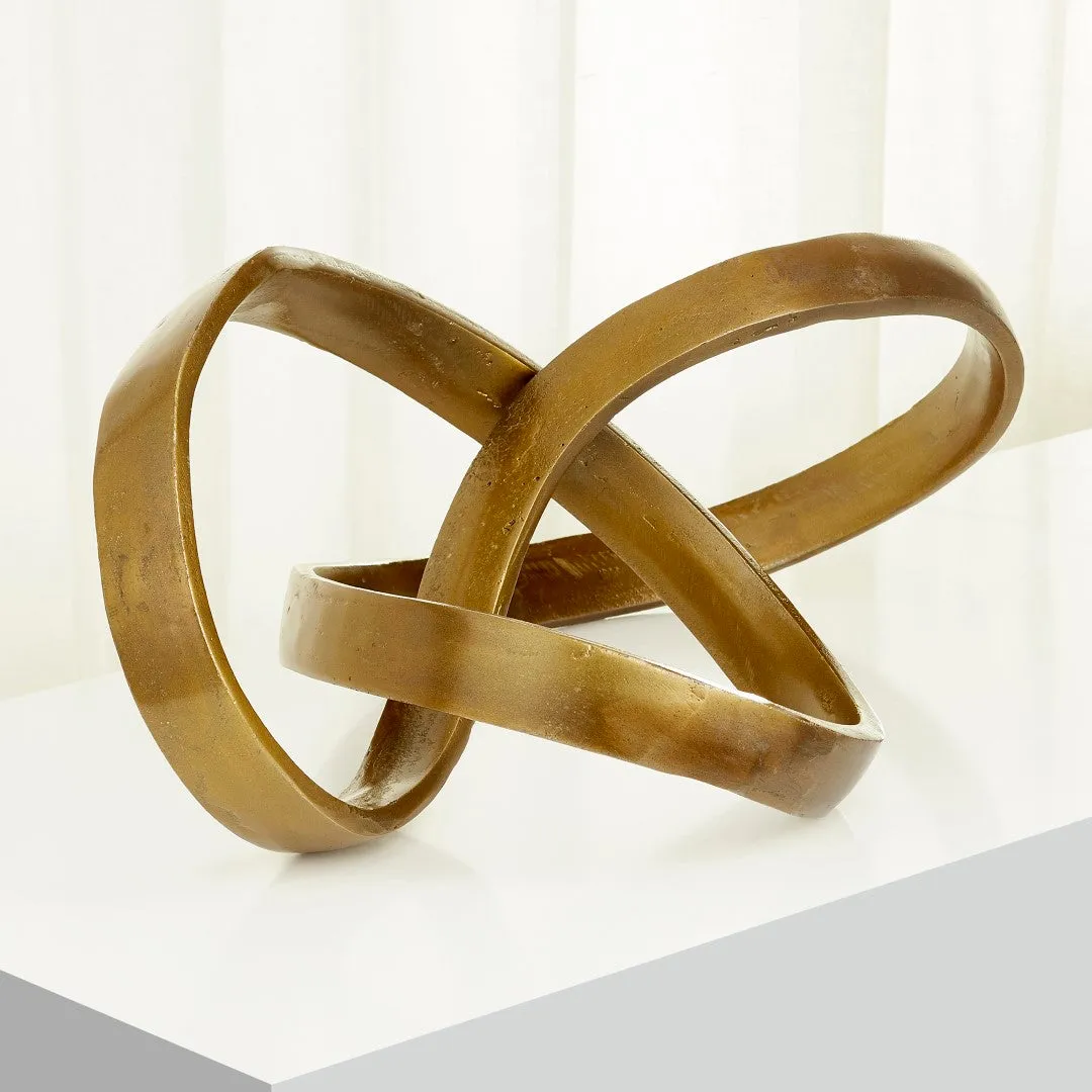 Adele Bronze Aluminum Sculpture - Elegant 11.5" Decorative Art Piece for Home or Office Decor