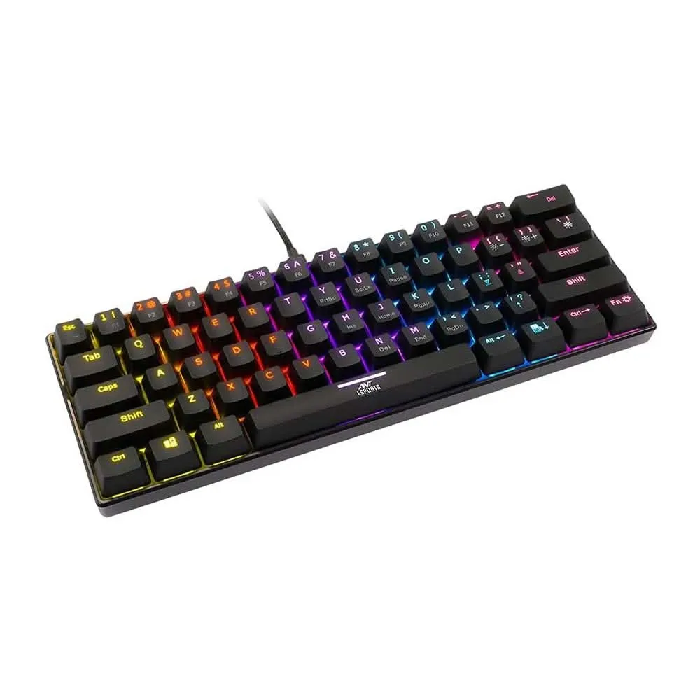 ANT ESPORTS MK1200 MINI 60% RGB MECHANICAL GAMING KEYBOARD