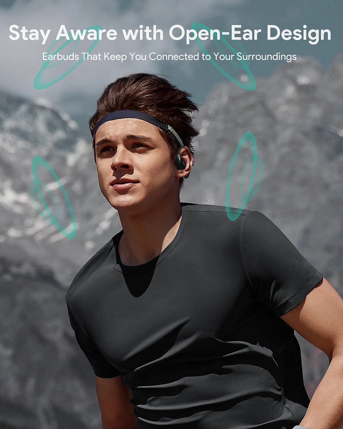 AUKEY EP-S1 Open Ear True Wireless Earbuds Bluetooth TWS Sports Earbuds