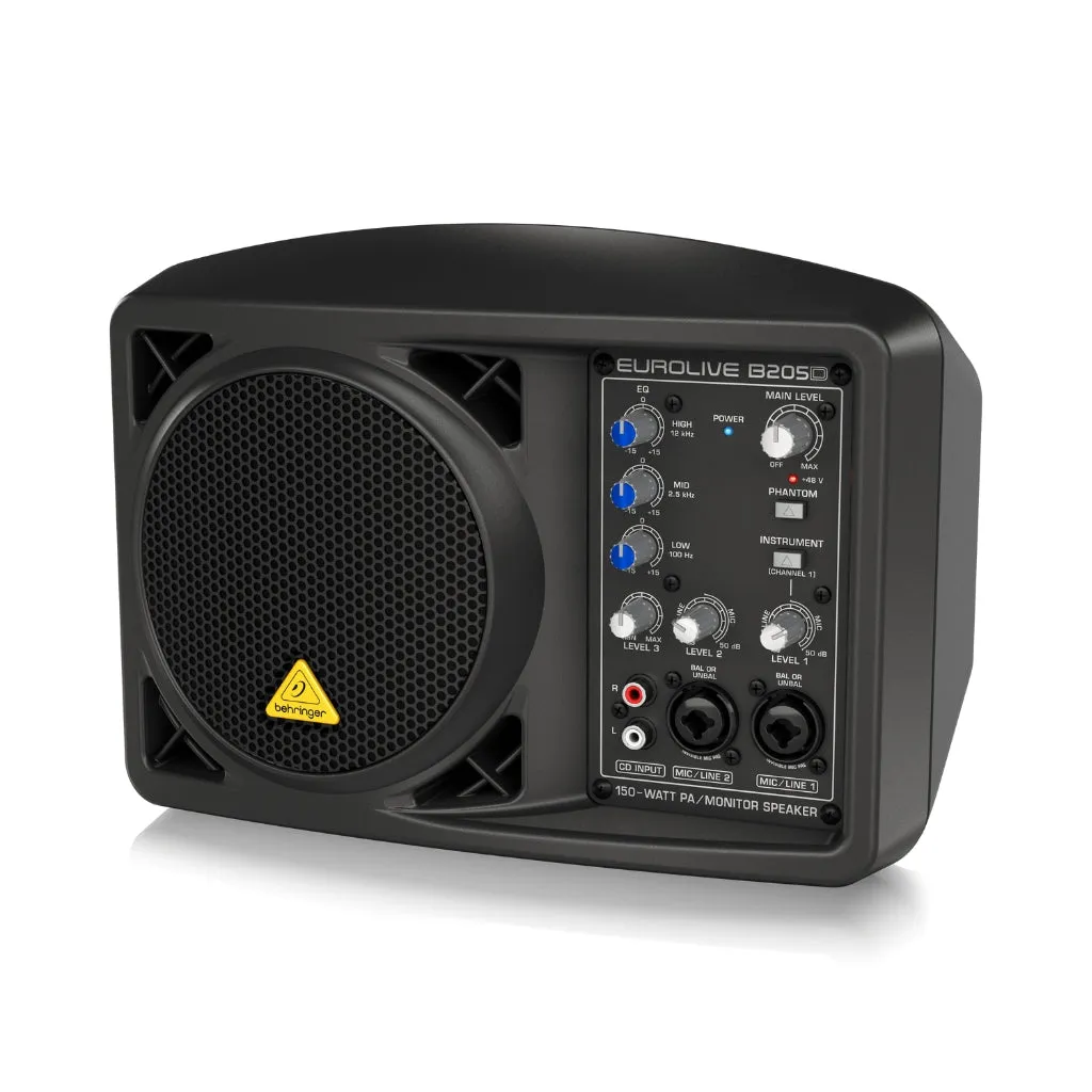 Behringer Eurolive B205D Ultra-Compact 150W PA/Monitor Speaker