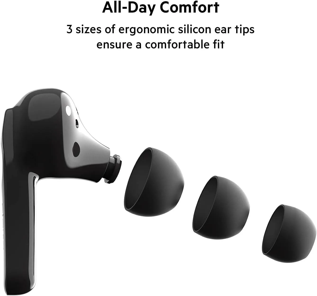 Belkin Soundform Move Plus True Wireless Earbuds Black - PAC002btBK