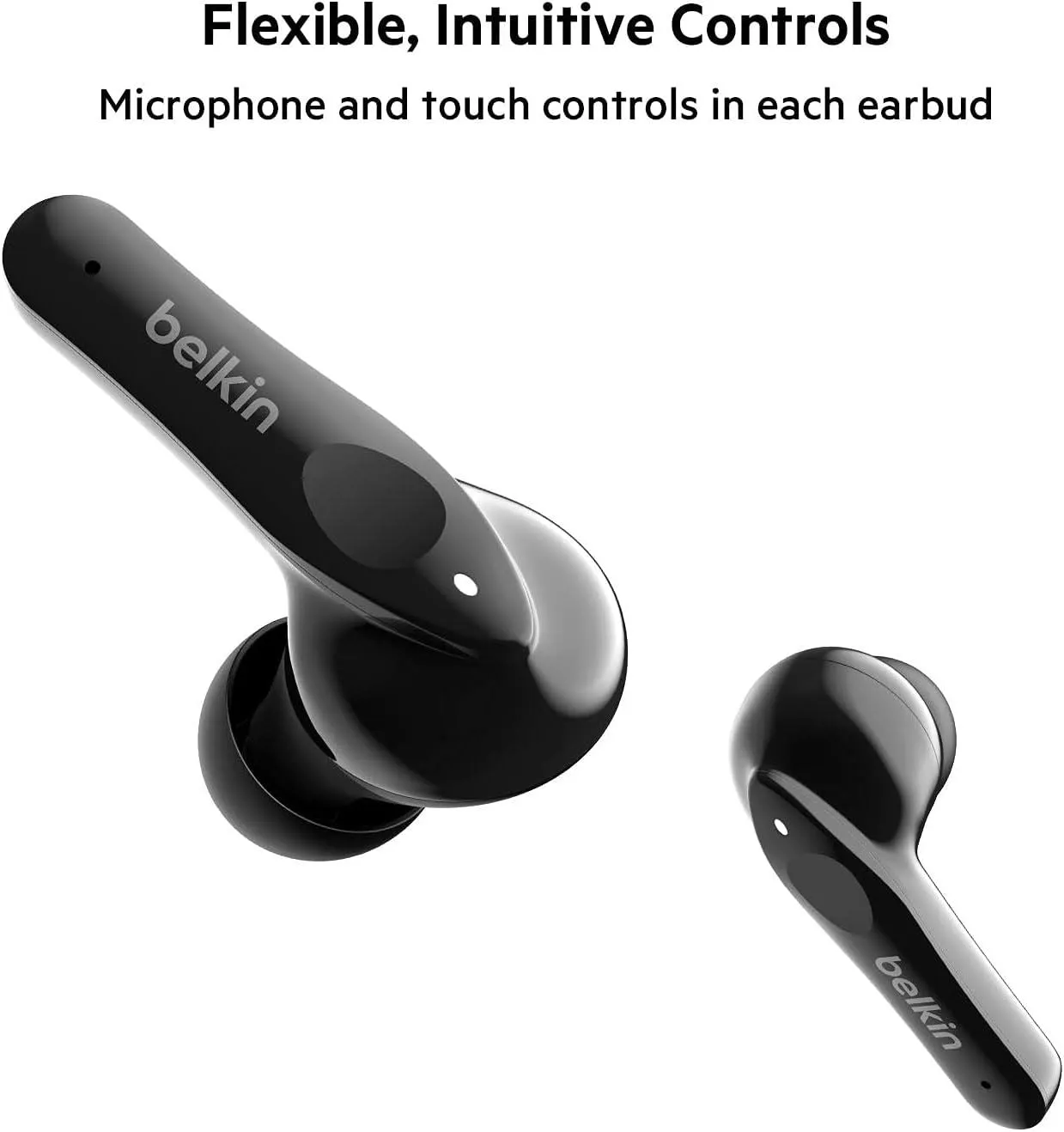 Belkin Soundform Move Plus True Wireless Earbuds Black - PAC002btBK