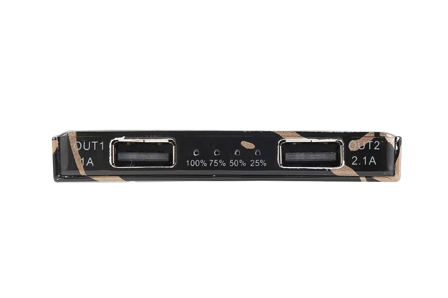 Black & Gold Marble Power Bank Charger