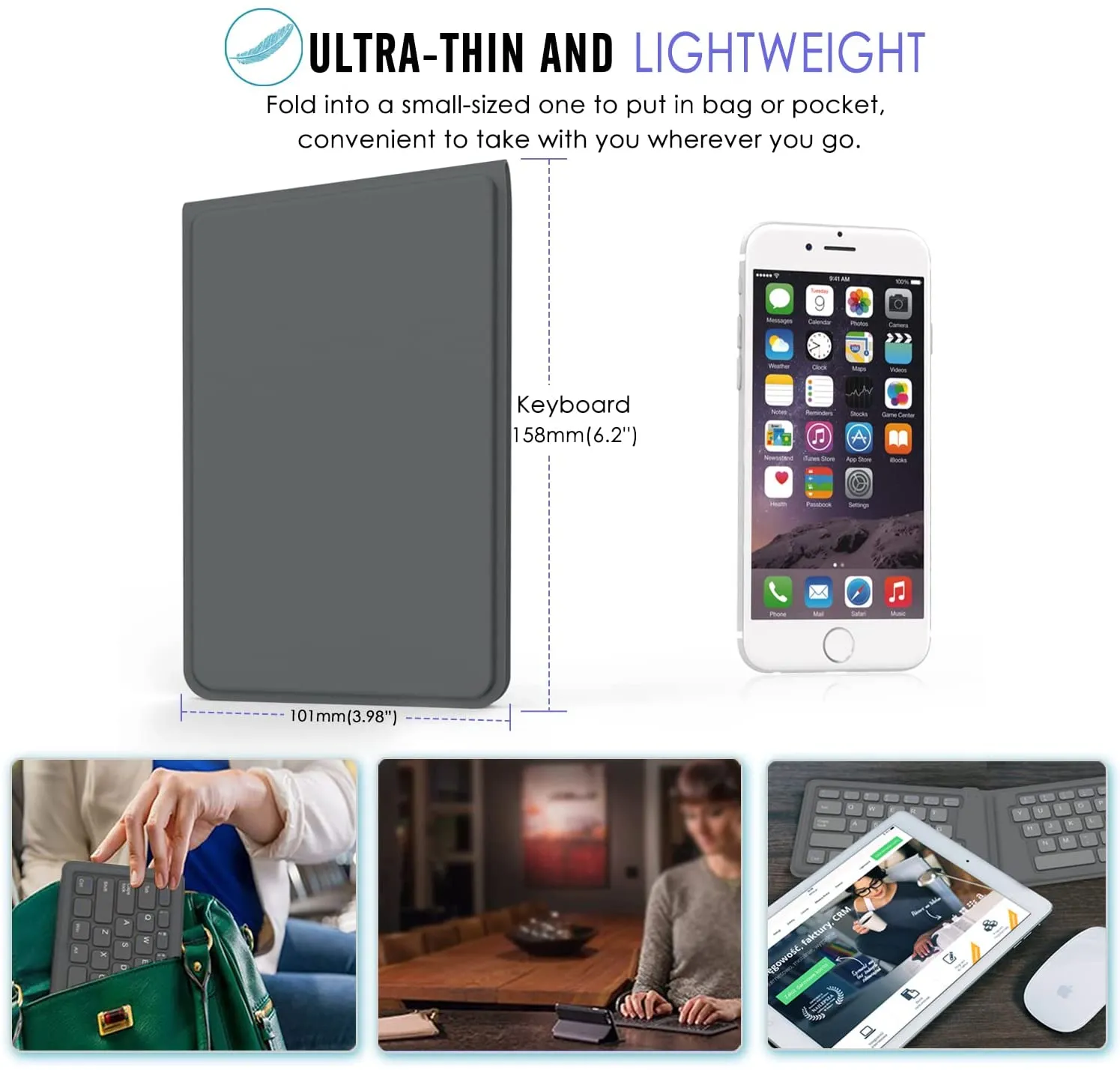 Bluetooth Keyboard - Model: HB188S-Y
