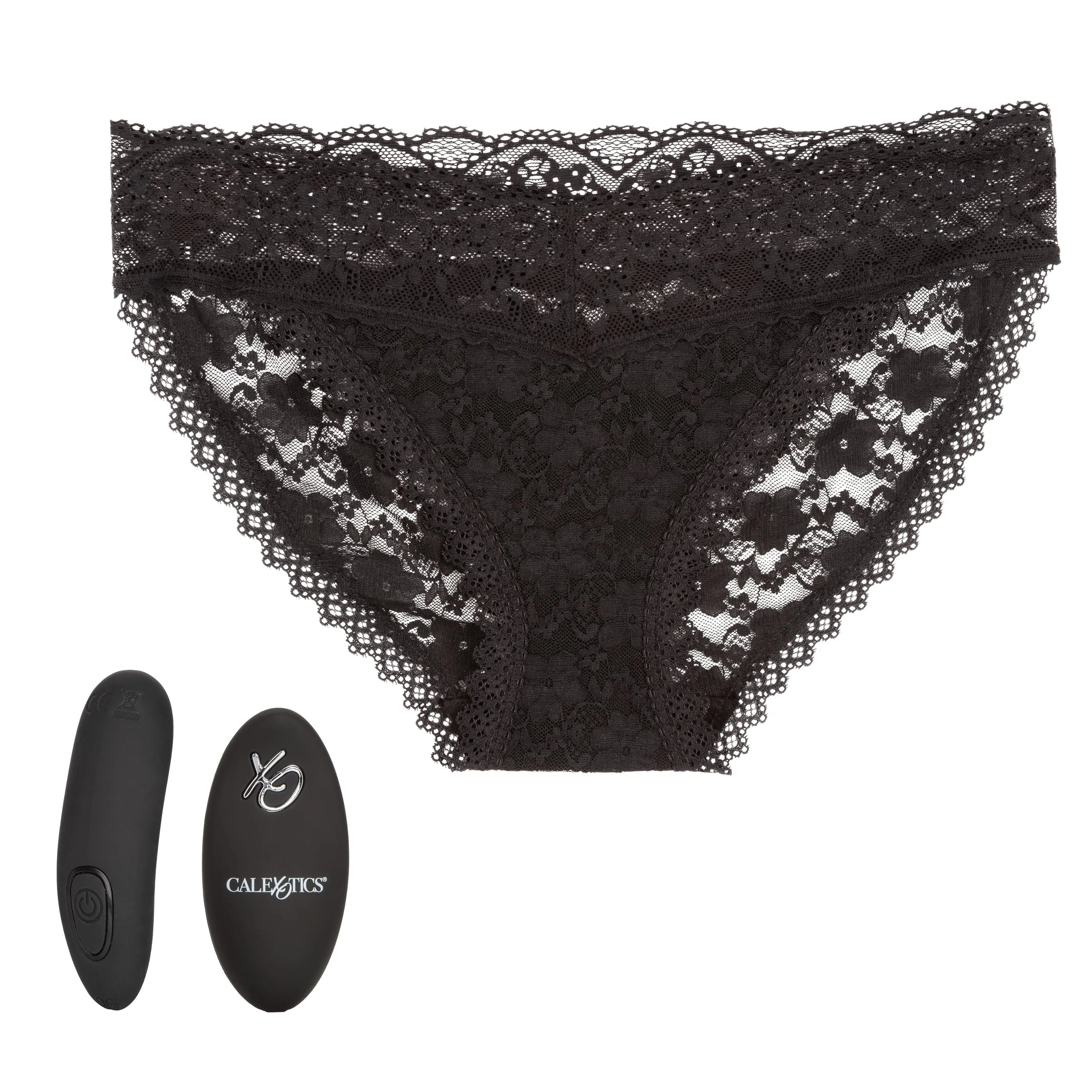 California Exotics - Remote Control Vibrating Lace Panty Set