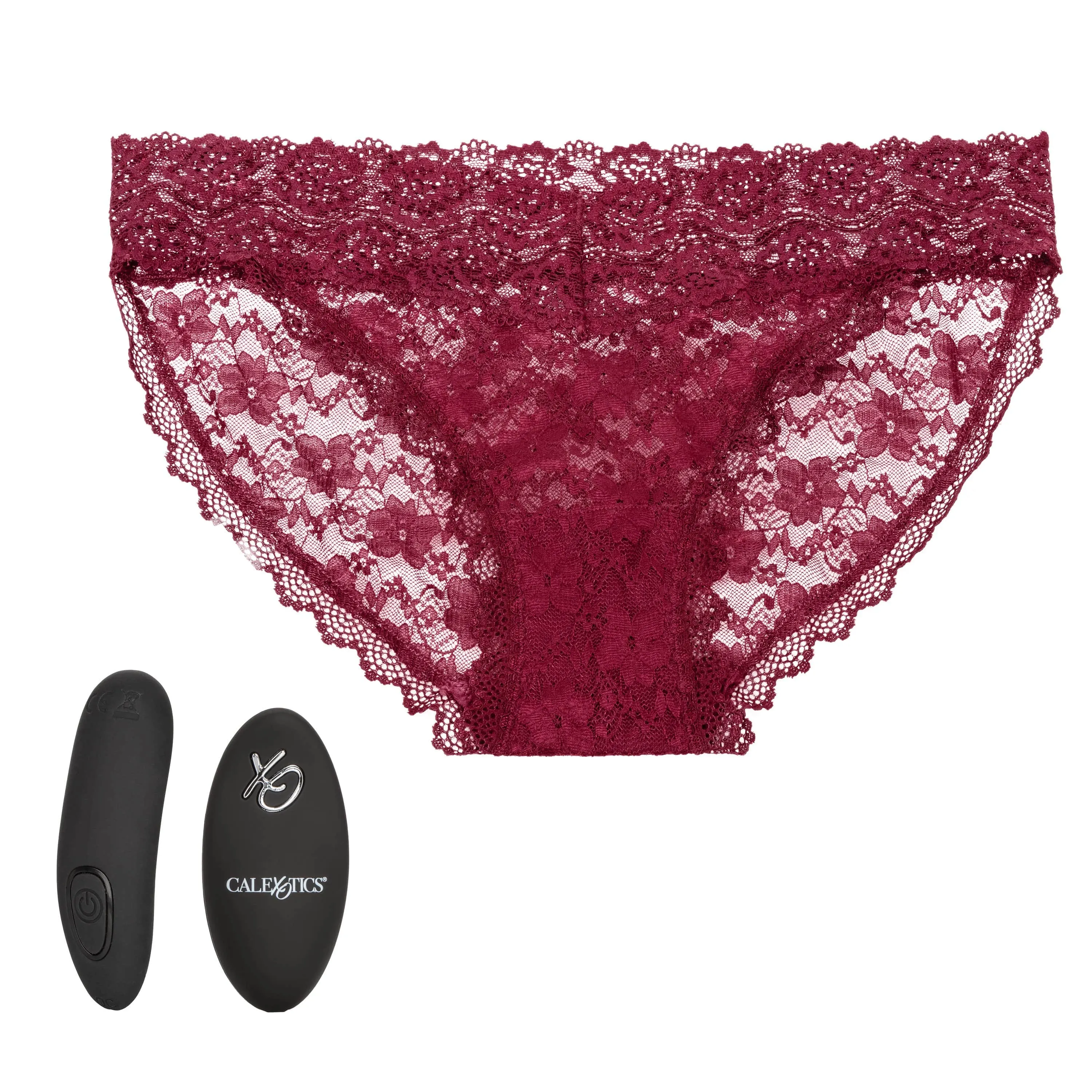 California Exotics - Remote Control Vibrating Lace Panty Set