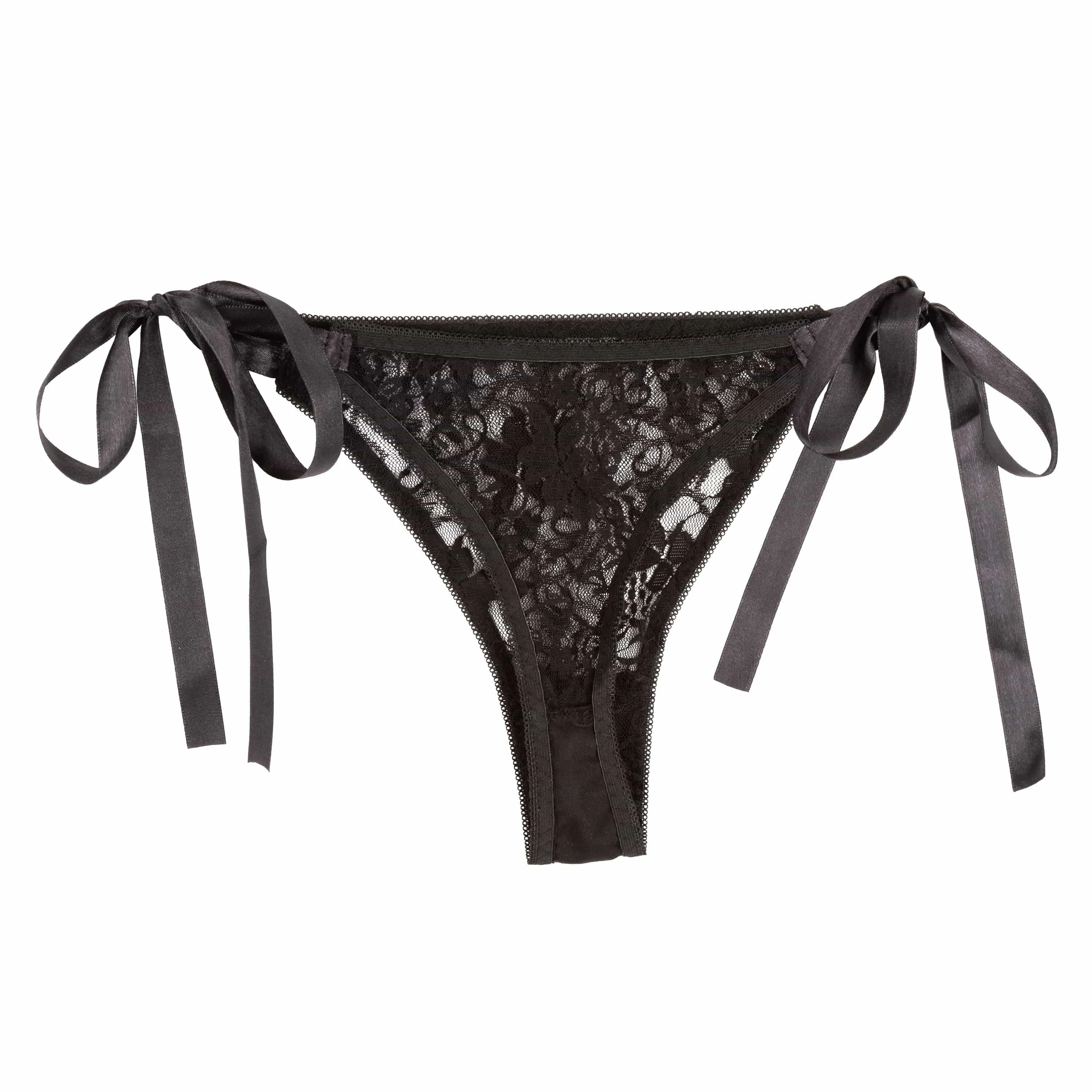 California Exotics - Remote Control Vibrating Lace Thong Set O/S