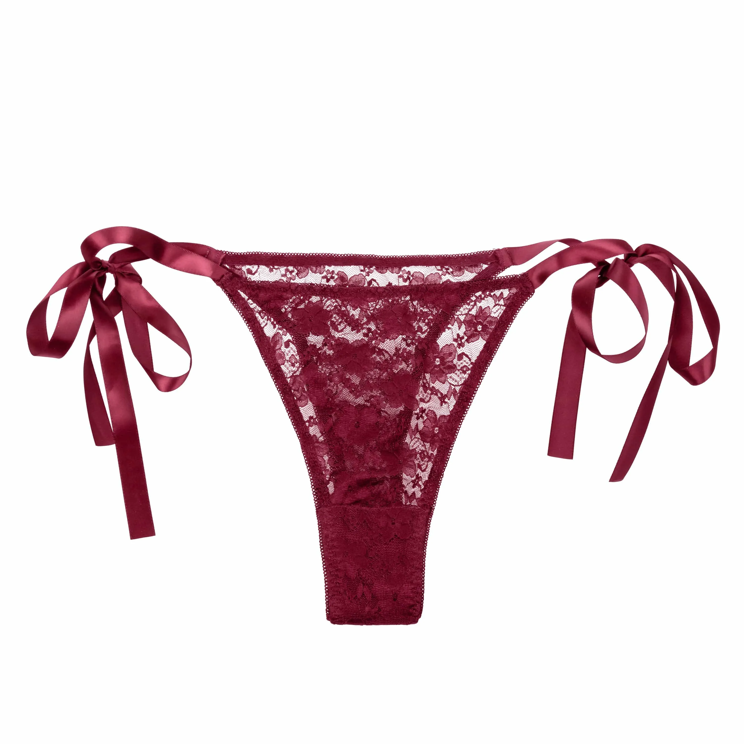California Exotics - Remote Control Vibrating Lace Thong Set O/S