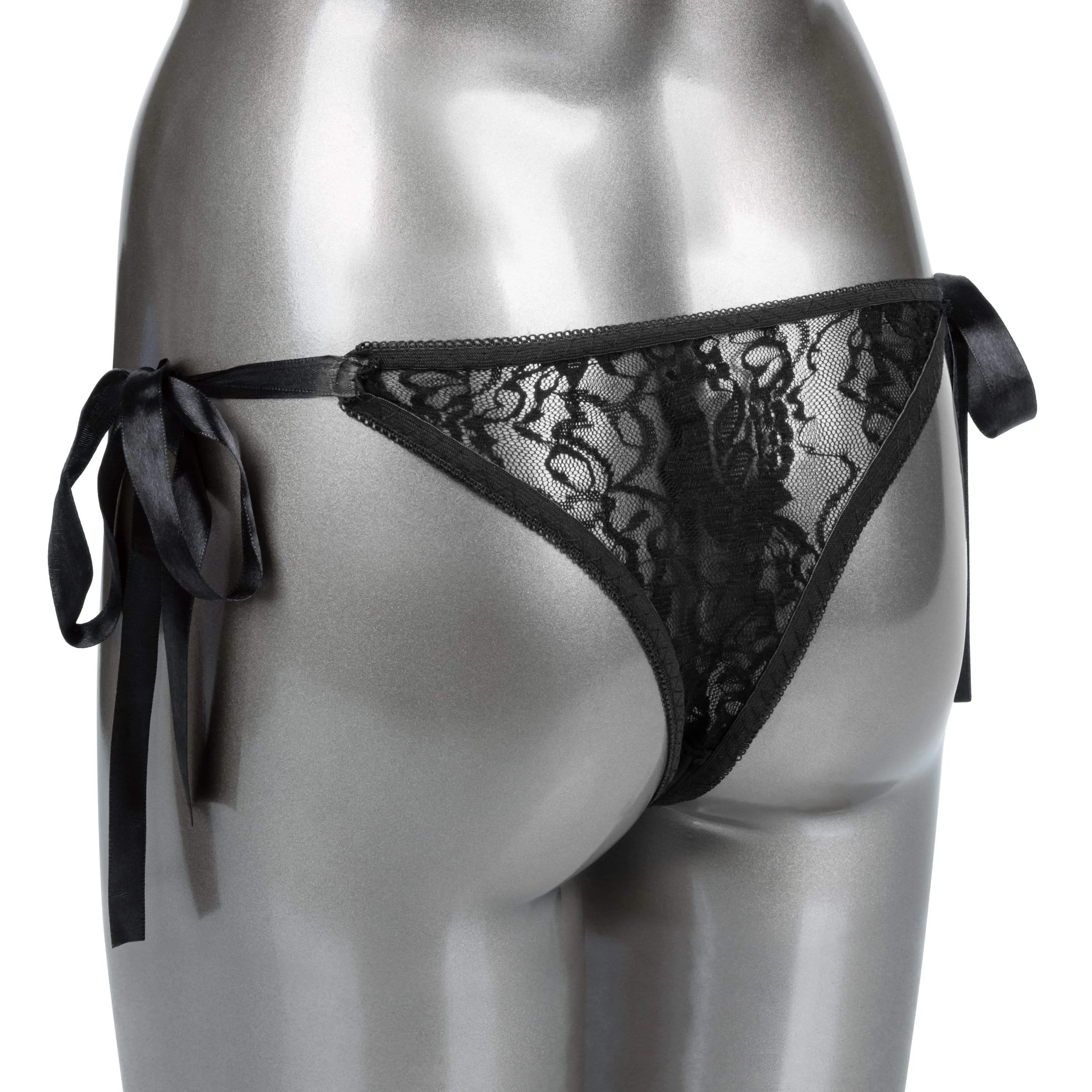 California Exotics - Remote Control Vibrating Lace Thong Set O/S