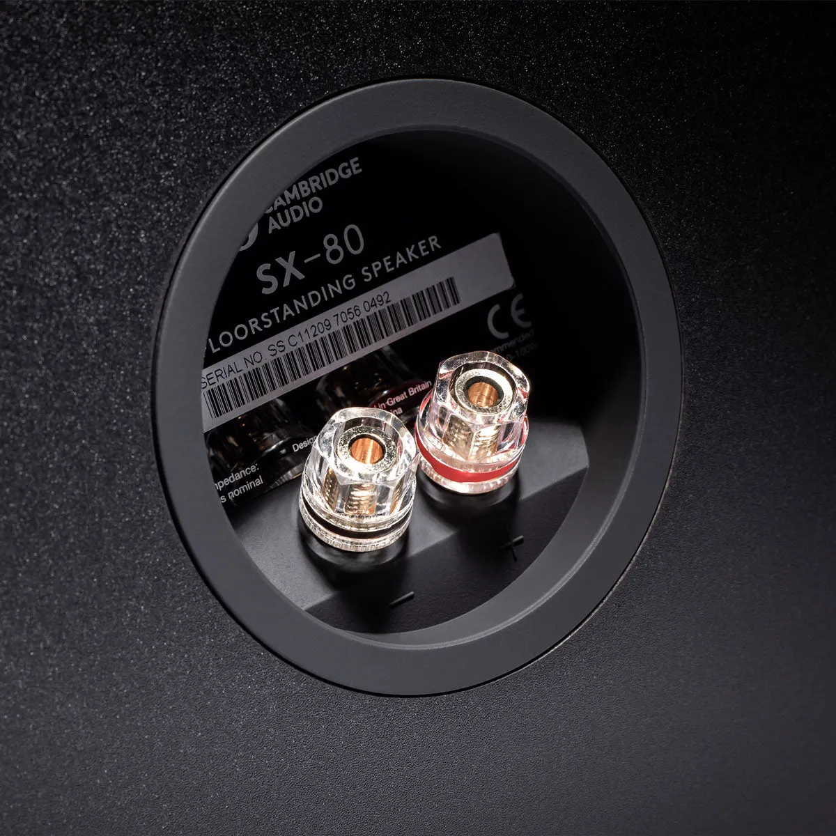 Cambridge Audio SX-80 V2 Floorstanding Speakers - Matte Black - Pair