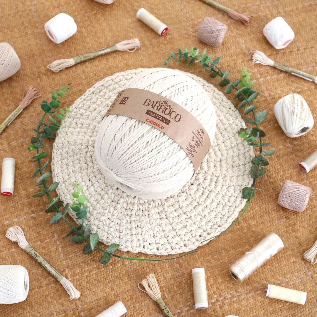 Circulo Barroco Natural 100% Cotton Yarn, 400g