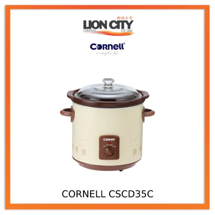 Cornell CSC-D35C Slow Cooker 3.0L
