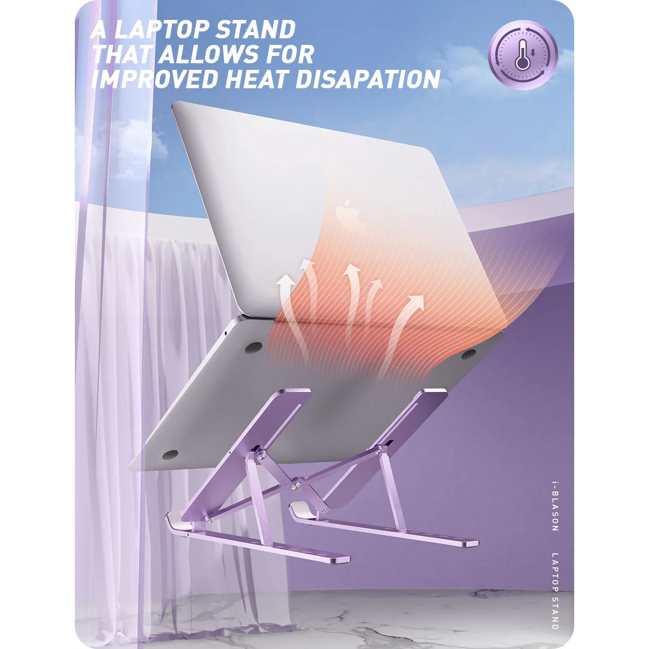 Cosmo Laptop Stand -Marble Purple