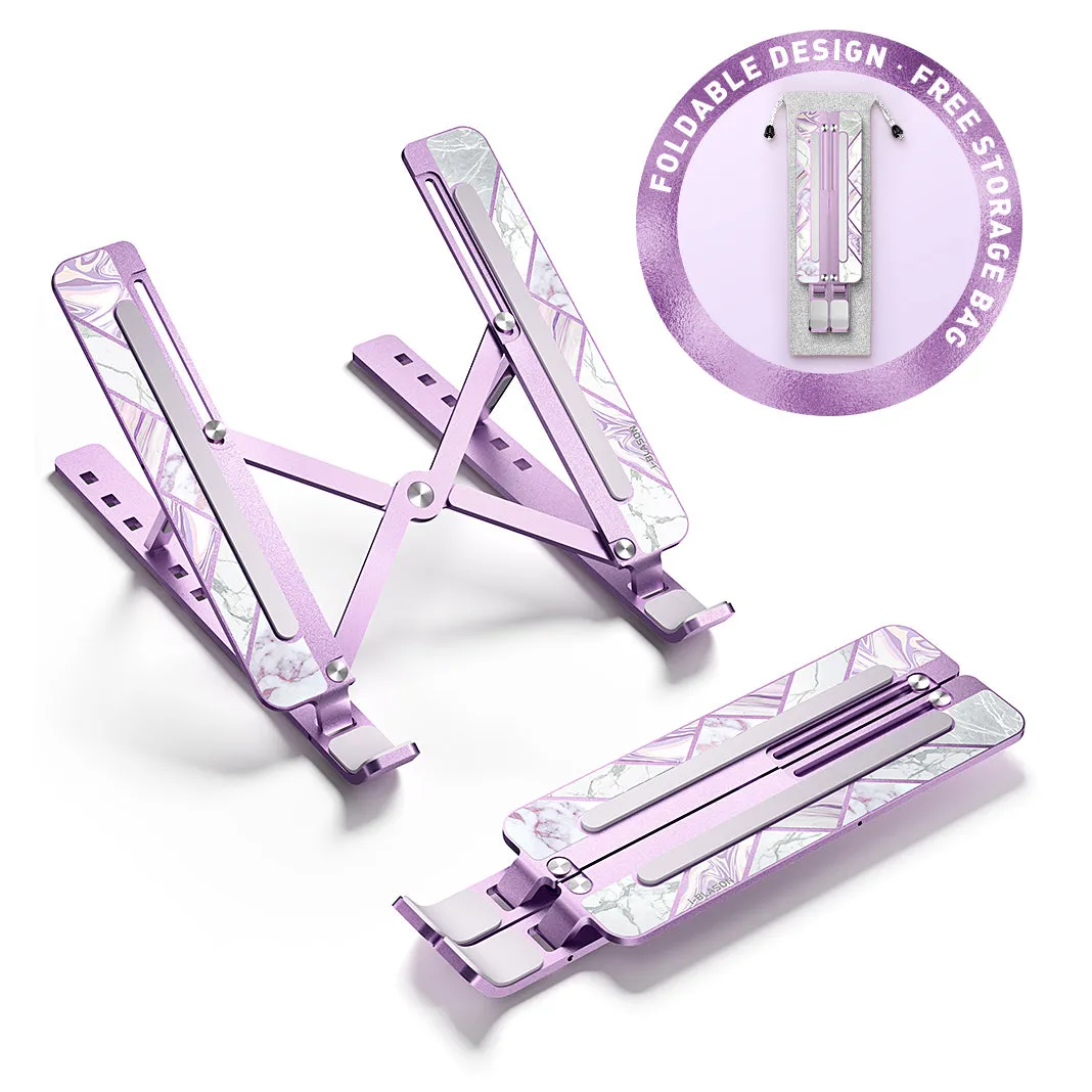 Cosmo Laptop Stand -Marble Purple