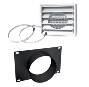Drolet AC01336 5" Fresh Air Intake Kit For Wood Stove On Pedestal New