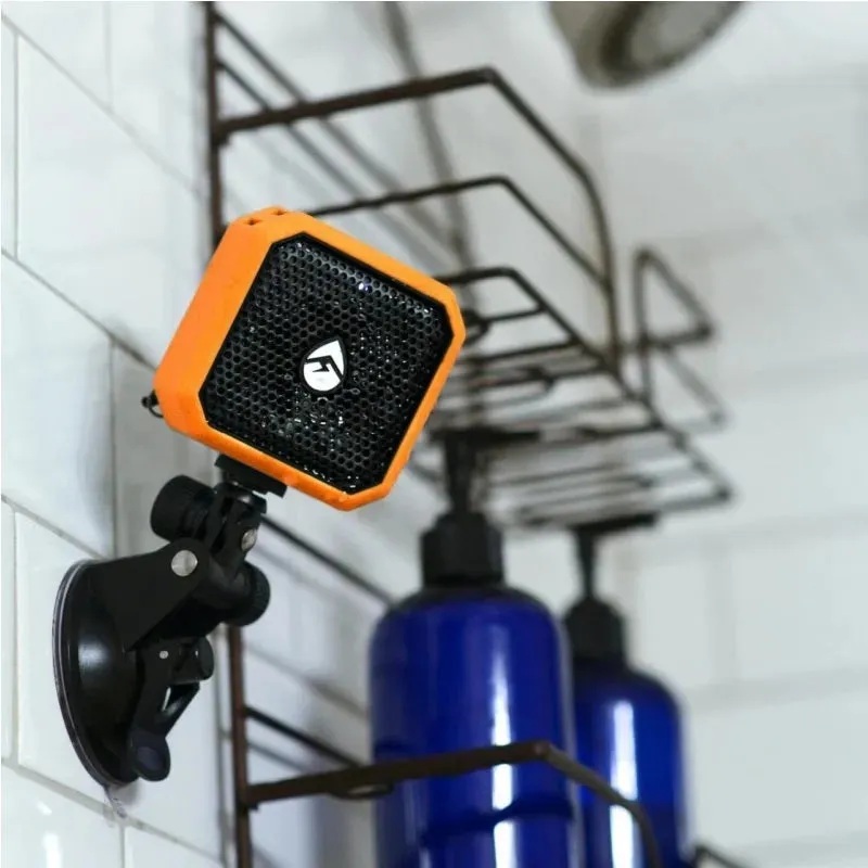 EcoXGear EcoPebble Lite Party Speaker Portable Bluetooth 3 Watt Mini Waterproof Orange