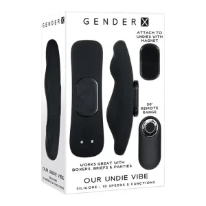 Evolved - Gender X Our Undie Vibe Remote Control Panty Vibrator (Black)