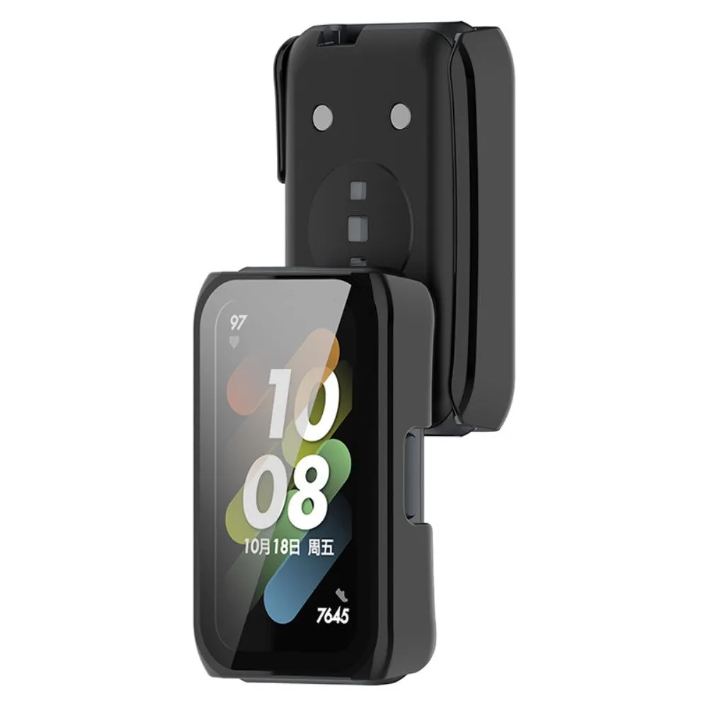 Huawei Band 7 / 6 Honor Band 7 / 6 Hardcase Bumper   Screen Protector - Black