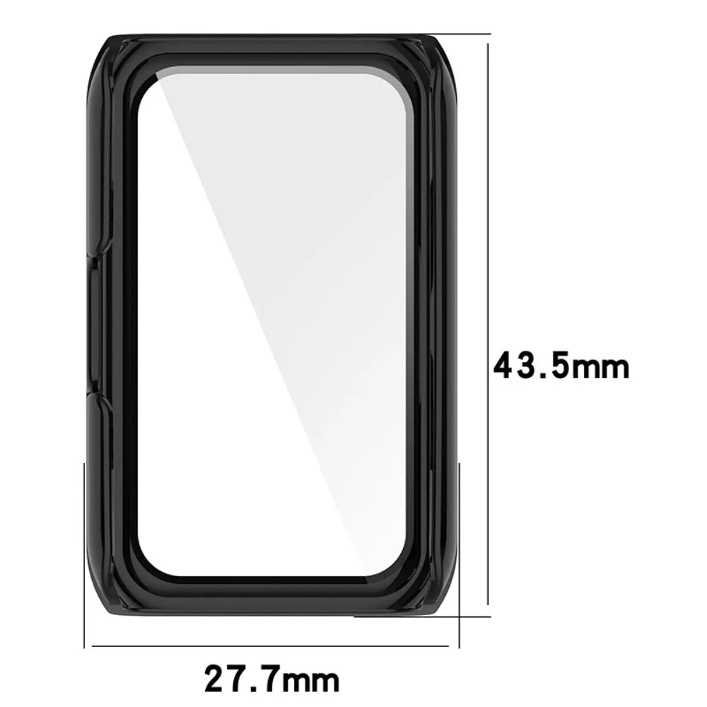 Huawei Band 7 / 6 Honor Band 7 / 6 Hardcase Bumper   Screen Protector - Black