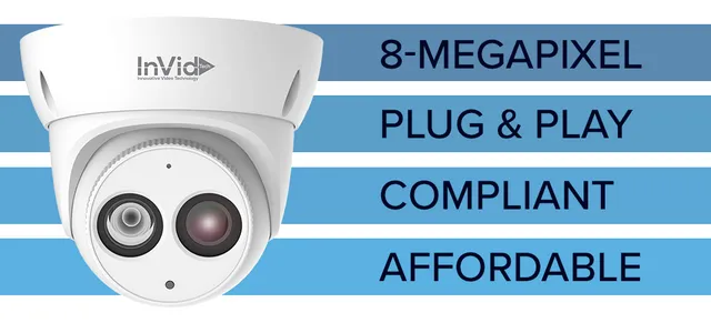 Invid SEC-P8TXIR28NH 8 Megapixel Turret, 2.8mm