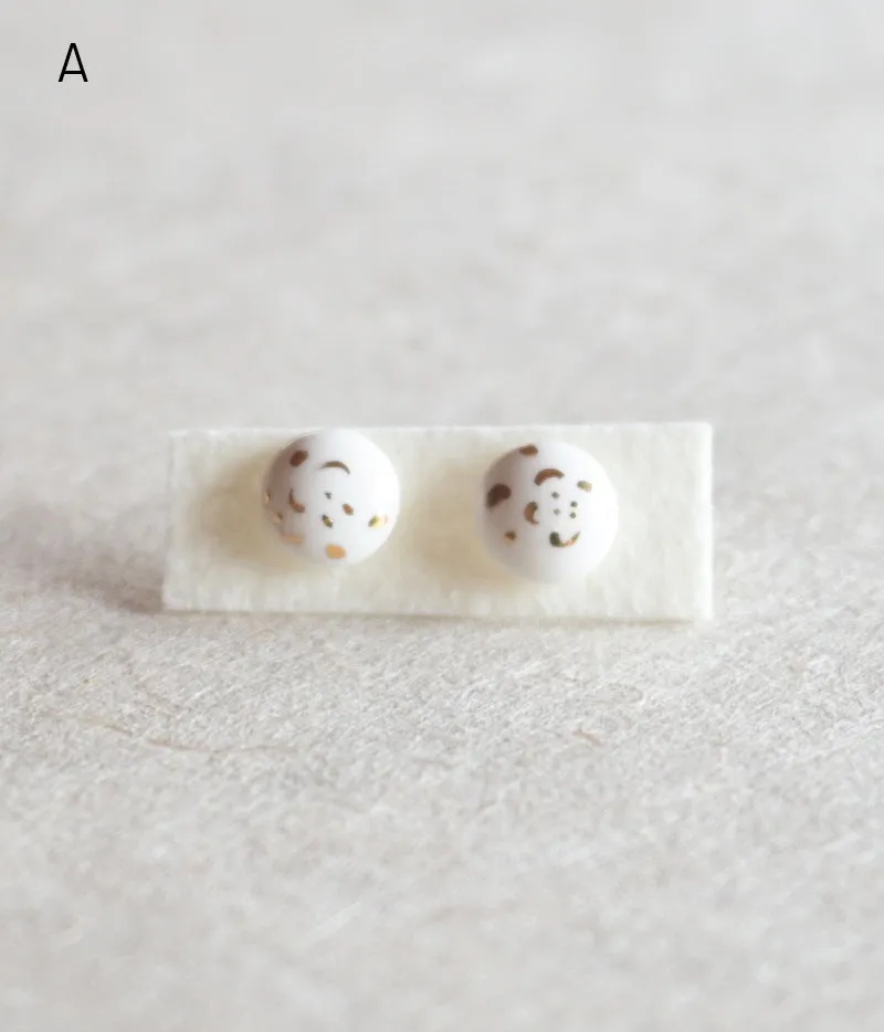 Kimiko Suzuki Porcelain Tablet Earrings [A] (15% OFF)