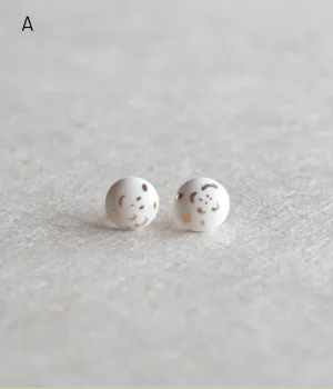 Kimiko Suzuki Porcelain Tablet Earrings [A] (15% OFF)