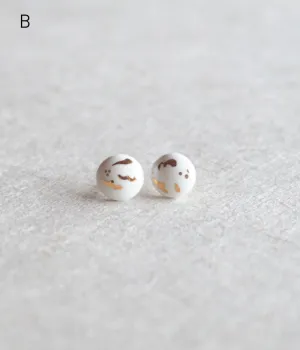 Kimiko Suzuki Porcelain Tablet Earrings [B] (15% OFF)