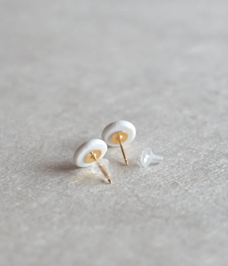 Kimiko Suzuki Porcelain Tablet Earrings [D] (15% OFF)
