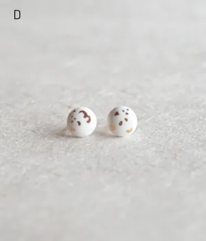 Kimiko Suzuki Porcelain Tablet Earrings [D] (15% OFF)