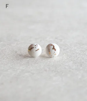 Kimiko Suzuki Porcelain Tablet Earrings [F] (15% OFF)