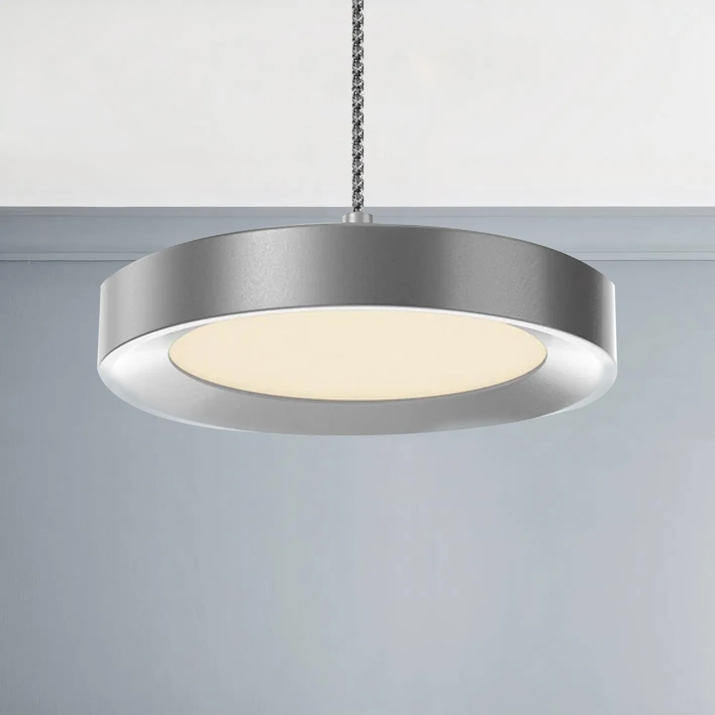 LED Pendant Light, Round Shape, Dimmable, 3000K (Warm White)