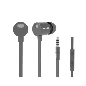 Metallic In-Ear Earphones (Grey)
