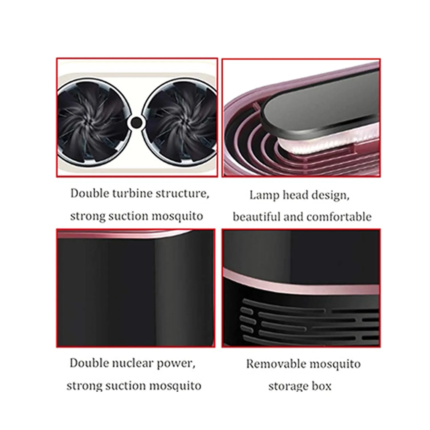 Mosquito Killer Repellent Trap Lamp - USB Powered UV LED