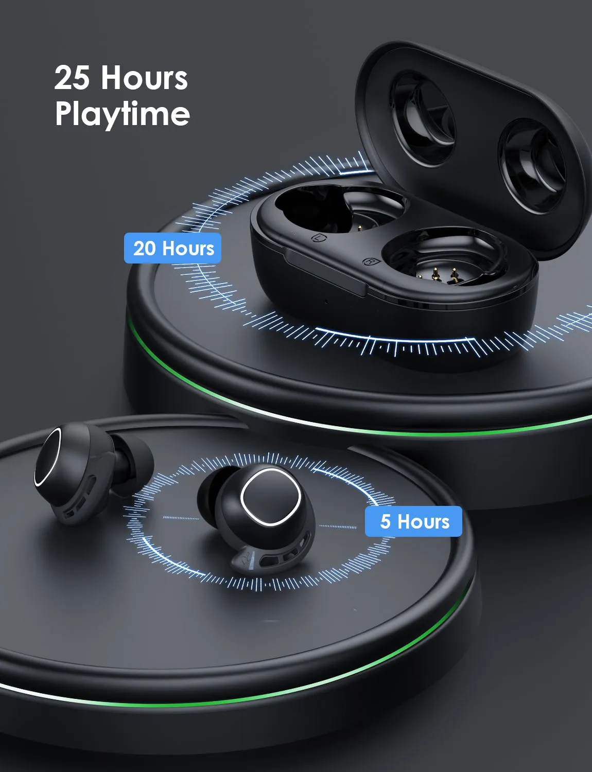 MPOW M30 True Wireless Earbuds with LED Display