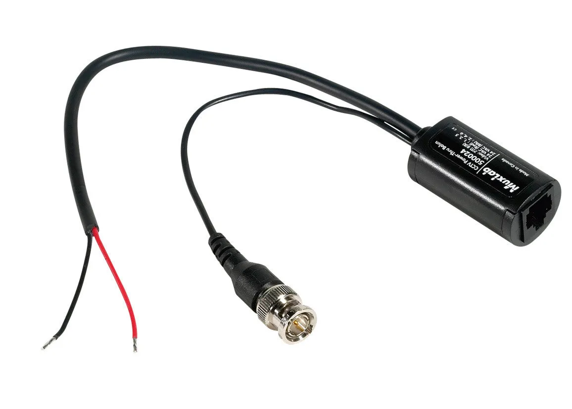 MuxLab 500024 CCTV Power-Thru Balun RJ45