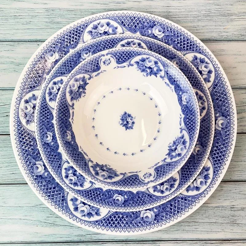 Netherfield Bone China - Set of Four Dinner Plates
