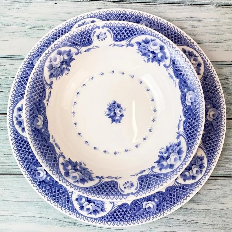 Netherfield Bone China - Set of Four Dinner Plates