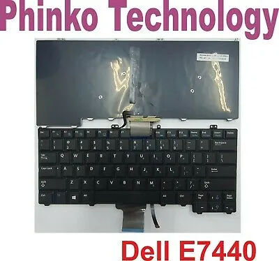 NEW Keyboard For Dell Latitude E7440 E7420 E7240 E7420D Backlit